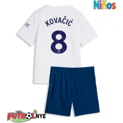 Camiseta Manchester City Mateo Kovacic #8 Tercera Equipación para niños 2026-27 manga corta (+ pantalones cortos)